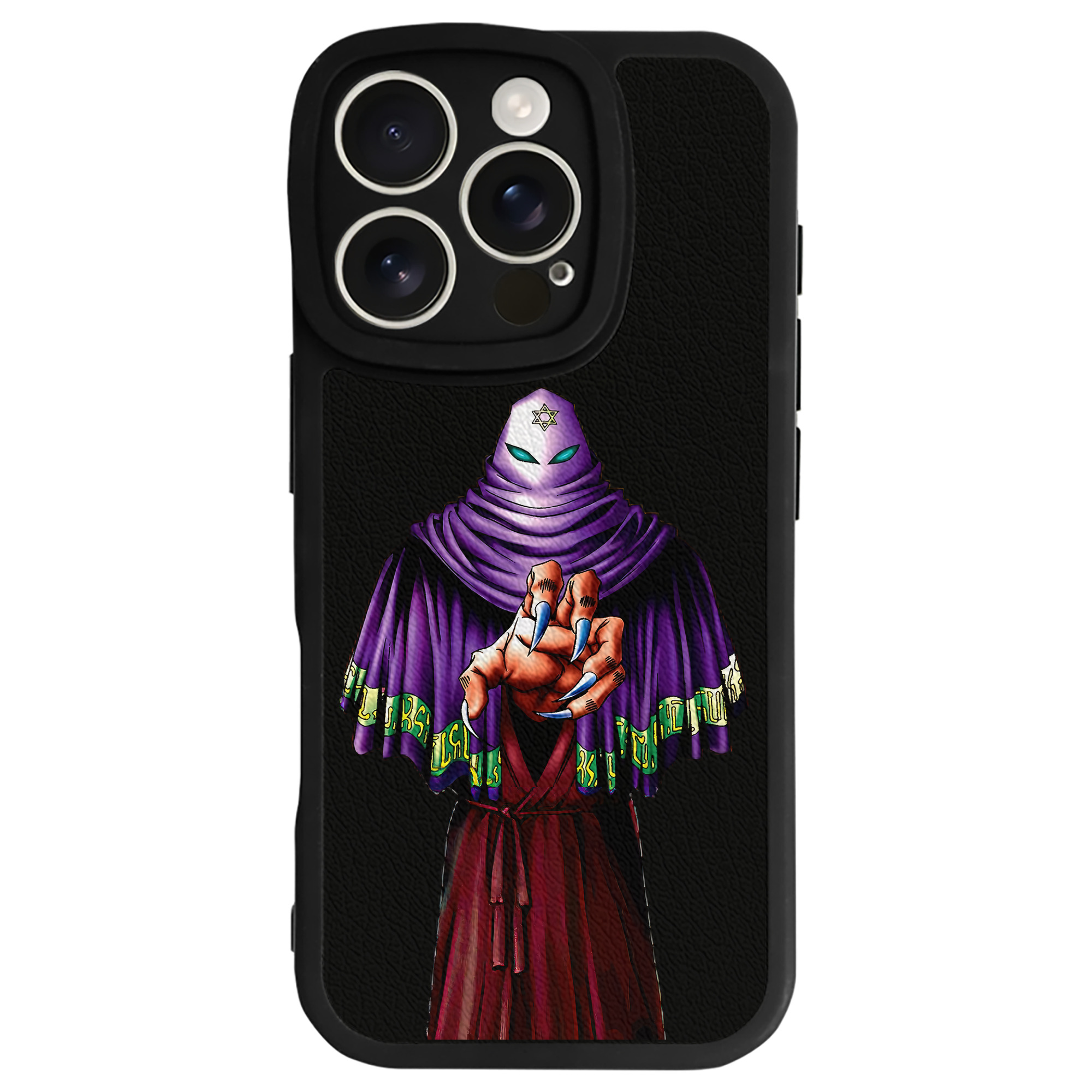 （画像用） 遊☆戯☆王 Yu-Gi-Oh! 【iPhone 16シリーズ対応】シリコンスマホケース（レザー調） 材質：シリコン